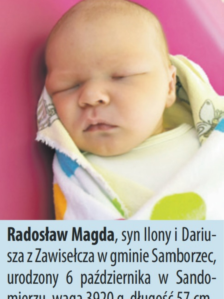 Zdjęcia dzieci, które urodziły się ostatnio w Tarnobrzegu i Sandomierzu
