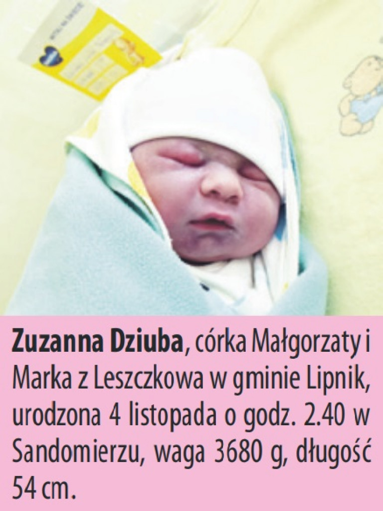 Zobacz zdjęcia dzieci, które urodziły się ostatnio w Tarnobrzegu i Sandomierzu