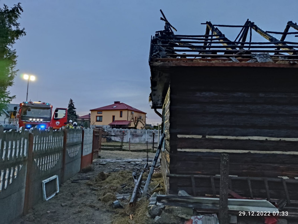 Tragiczny pożar domu. W budynku znaleziono zwłoki