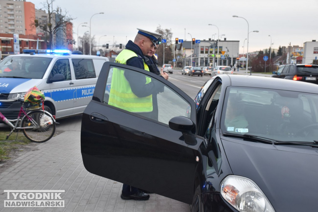 Potrącenie rowerzystki w Tarnobrzegu