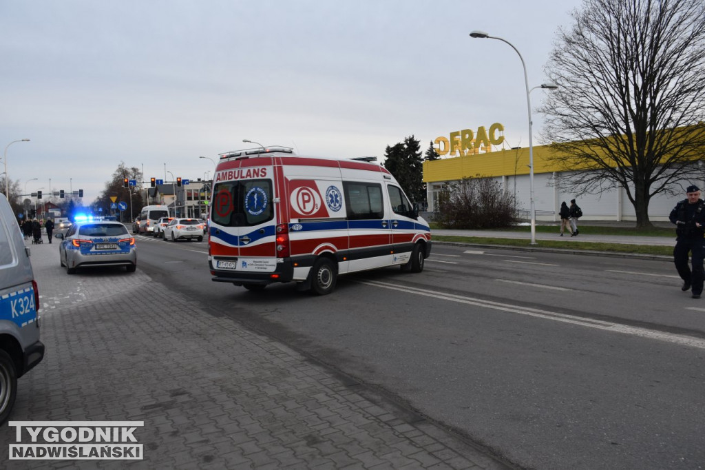 Potrącenie rowerzystki w Tarnobrzegu