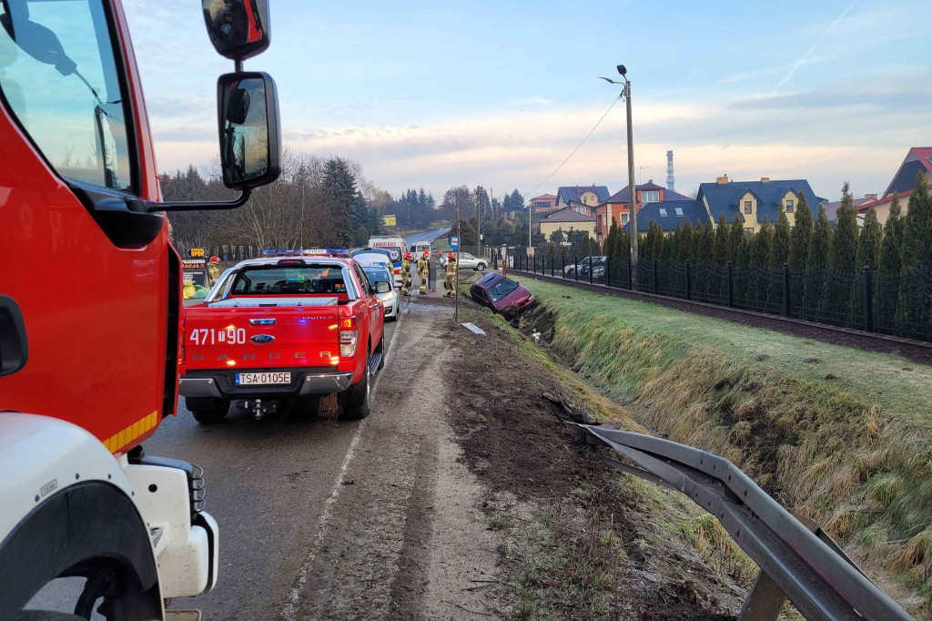 Wypadek w powiecie sandomierskim