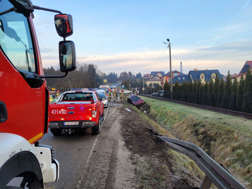 Wypadek w powiecie sandomierskim