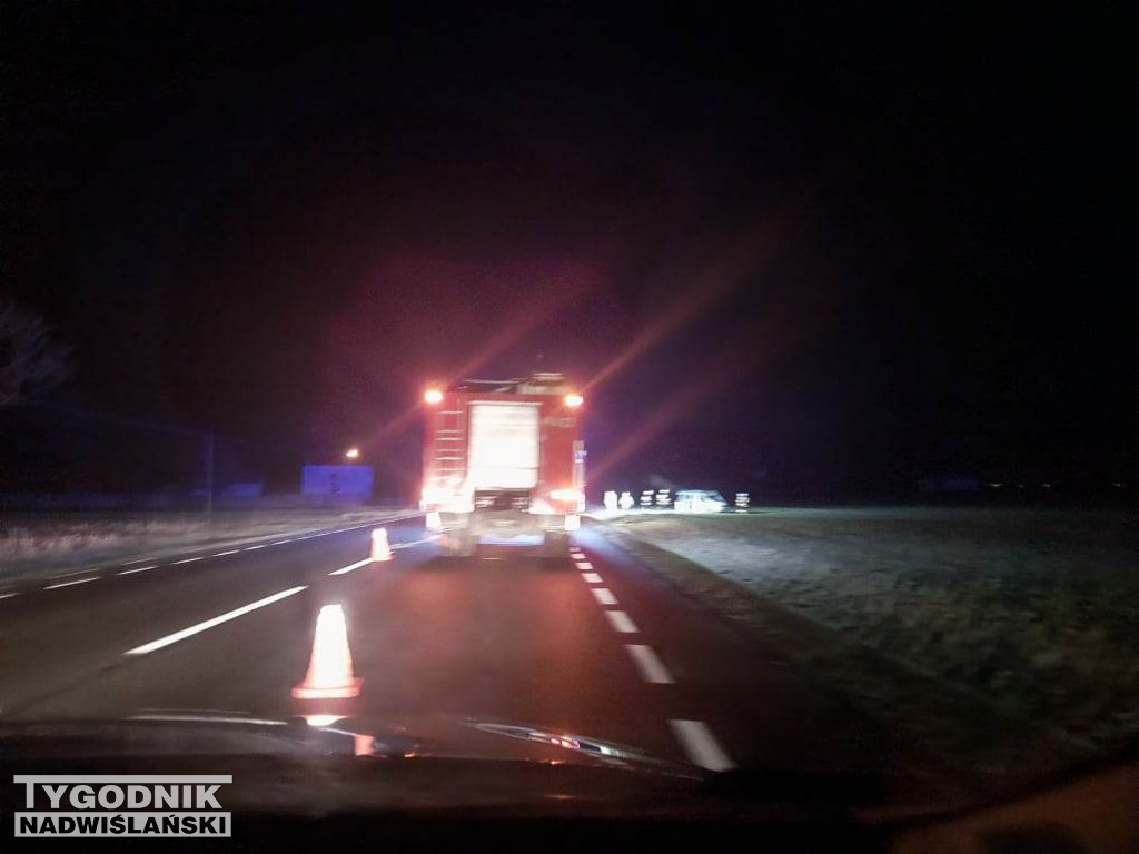 Wypadek na DK79 we Wlonicach