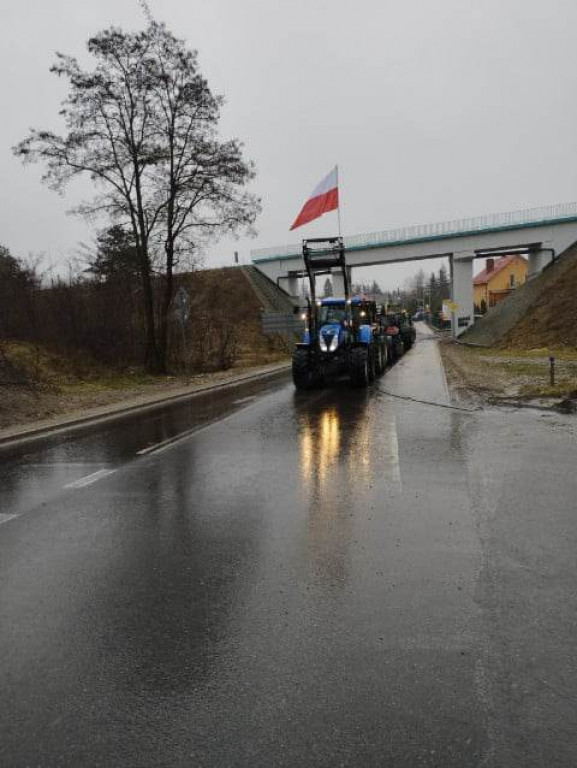 Protest rolników w Staszowie