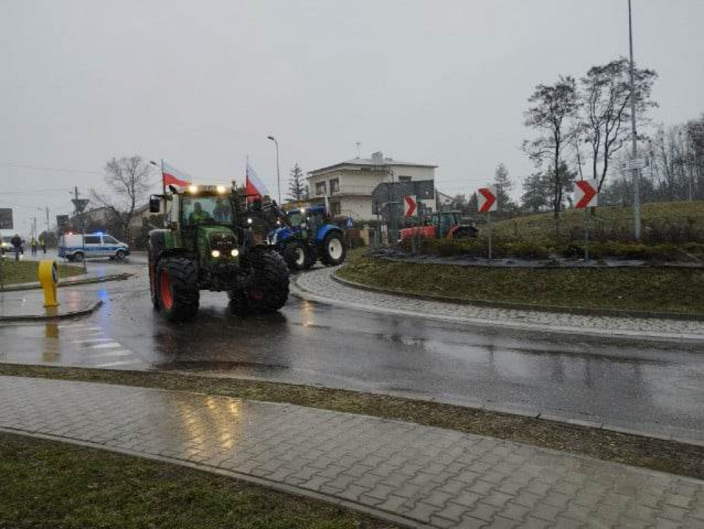 Protest rolników w Staszowie