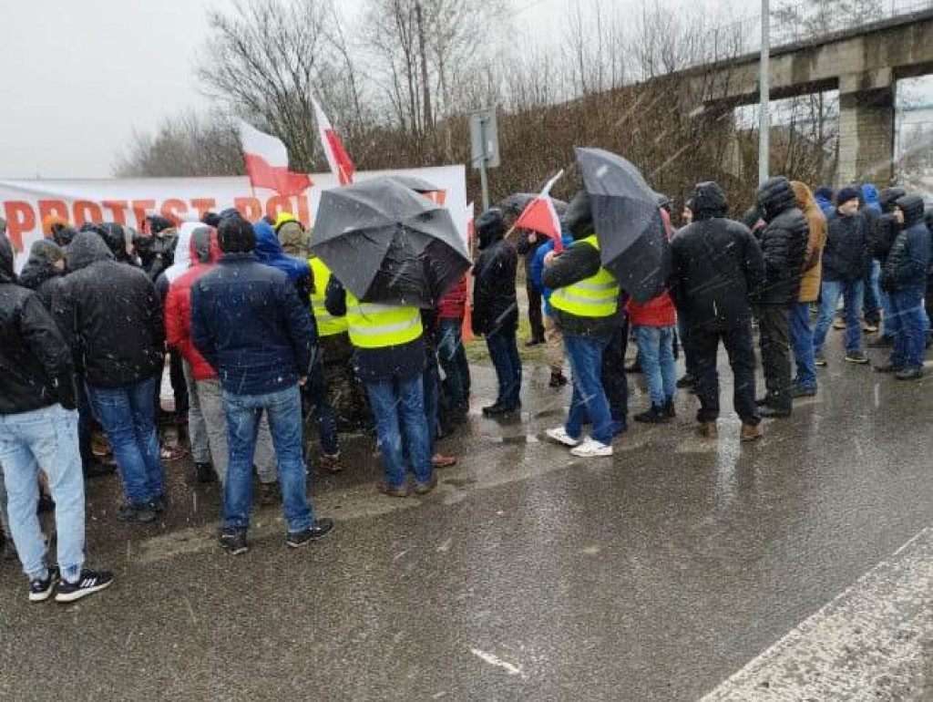 Protest rolników w Staszowie