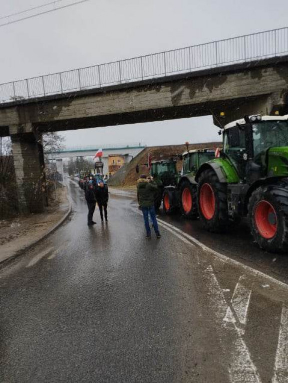 Protest rolników w Staszowie