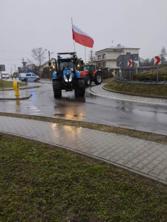 Protest rolników w Staszowie