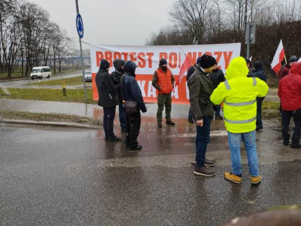 Protest rolników w Staszowie