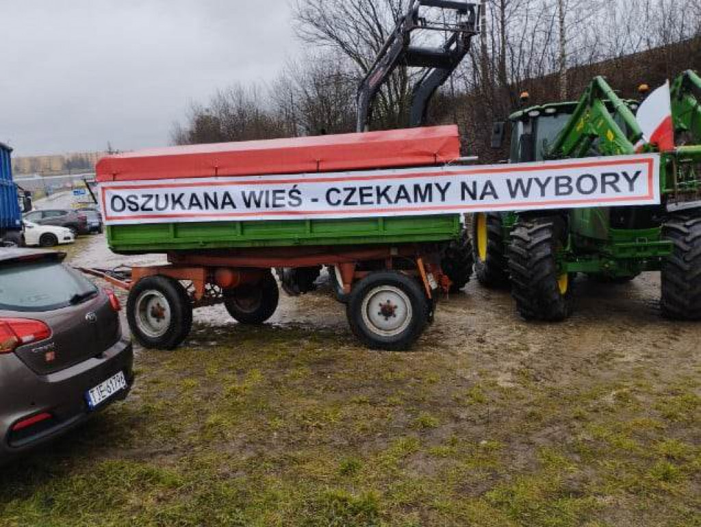 Protest rolników w Staszowie