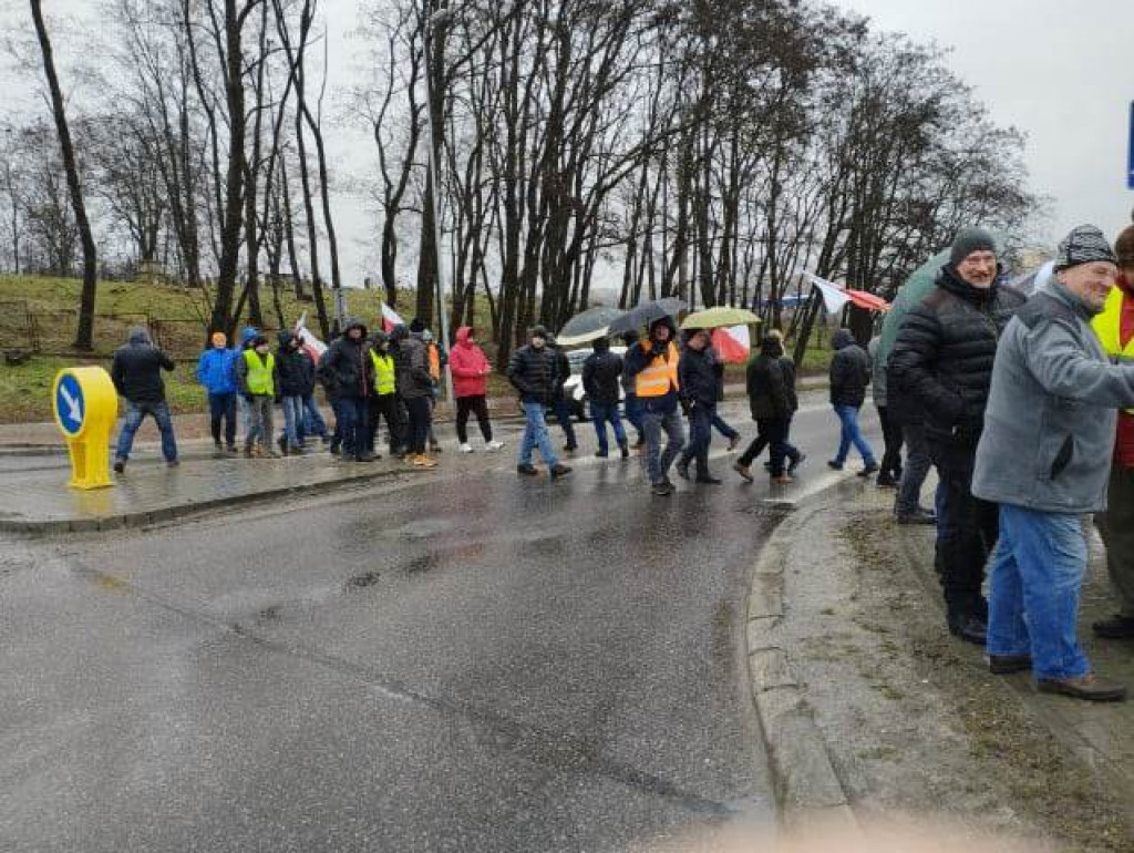 Protest rolników w Staszowie