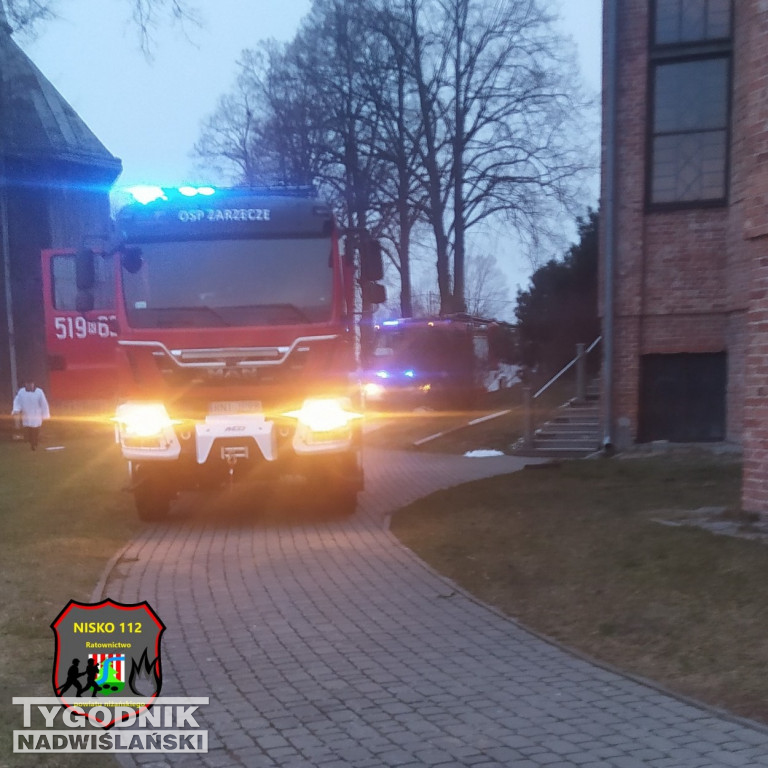 Pożar w kościele w Zarzeczu