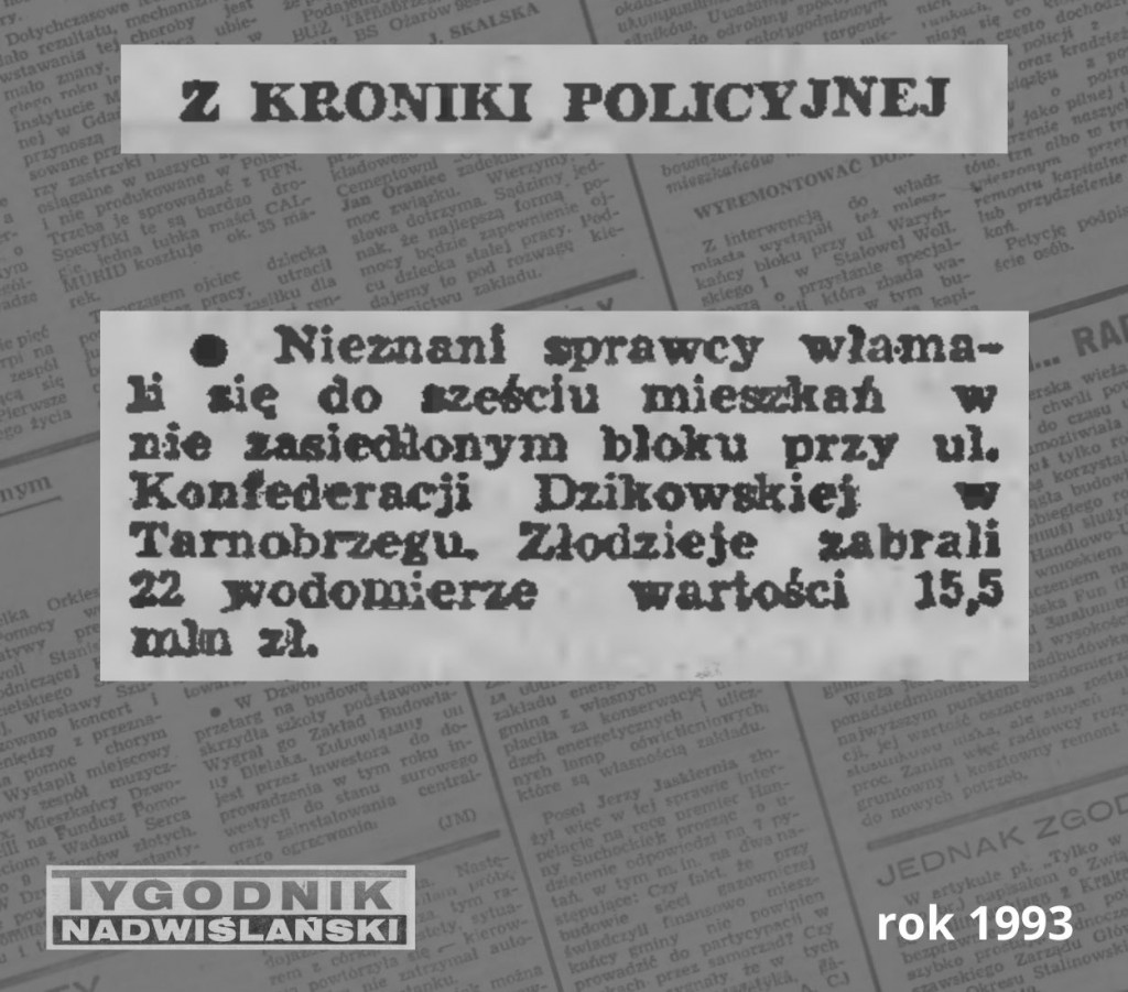 Kryminalny Tarnobrzeg - rok 1993