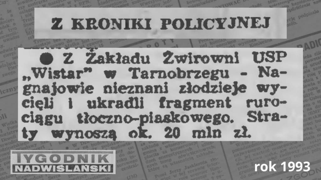 Kryminalny Tarnobrzeg - rok 1993