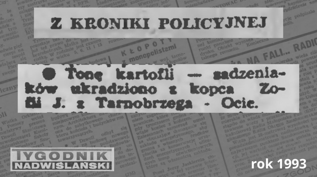 Kryminalny Tarnobrzeg - rok 1993