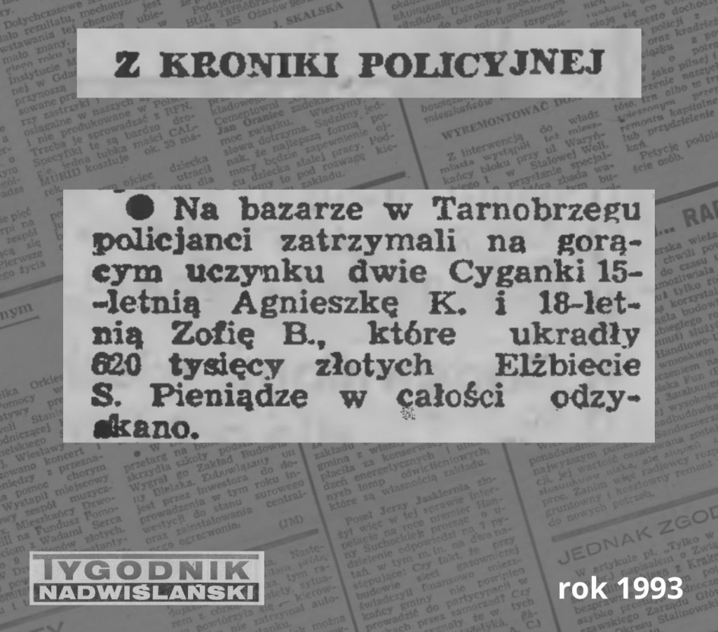 Kryminalny Tarnobrzeg - rok 1993