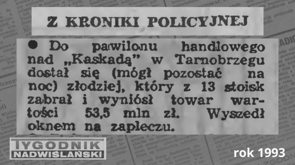 Kryminalny Tarnobrzeg - rok 1993