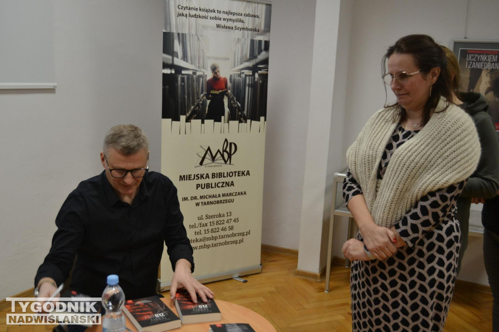 Mariusz Kanios w tarnobrzeskiej bibliotece