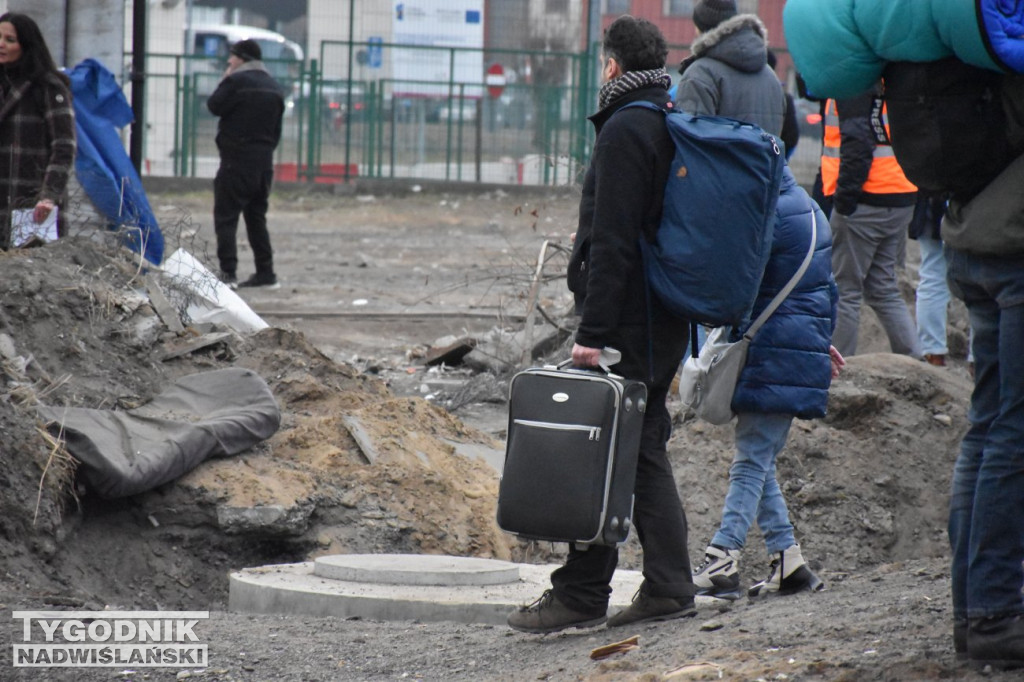 Uchodźcy na granicy w Medyce i w Przemyślu