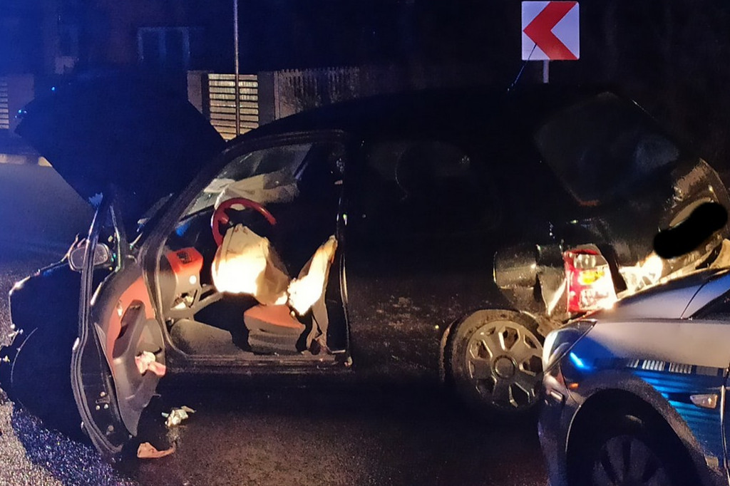 Osiek wypadek na DK 79