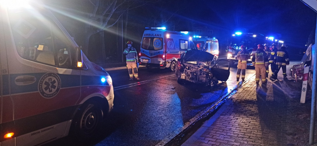 Osiek wypadek na DK 79