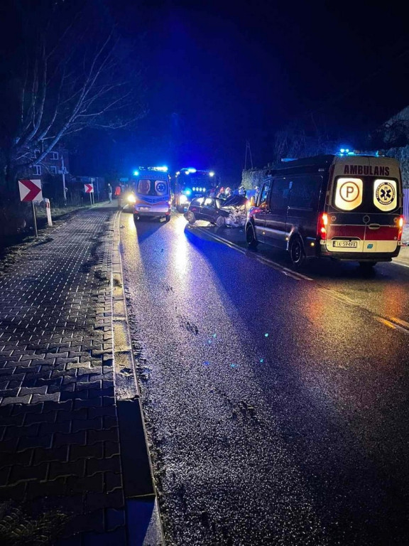 Osiek wypadek na DK 79