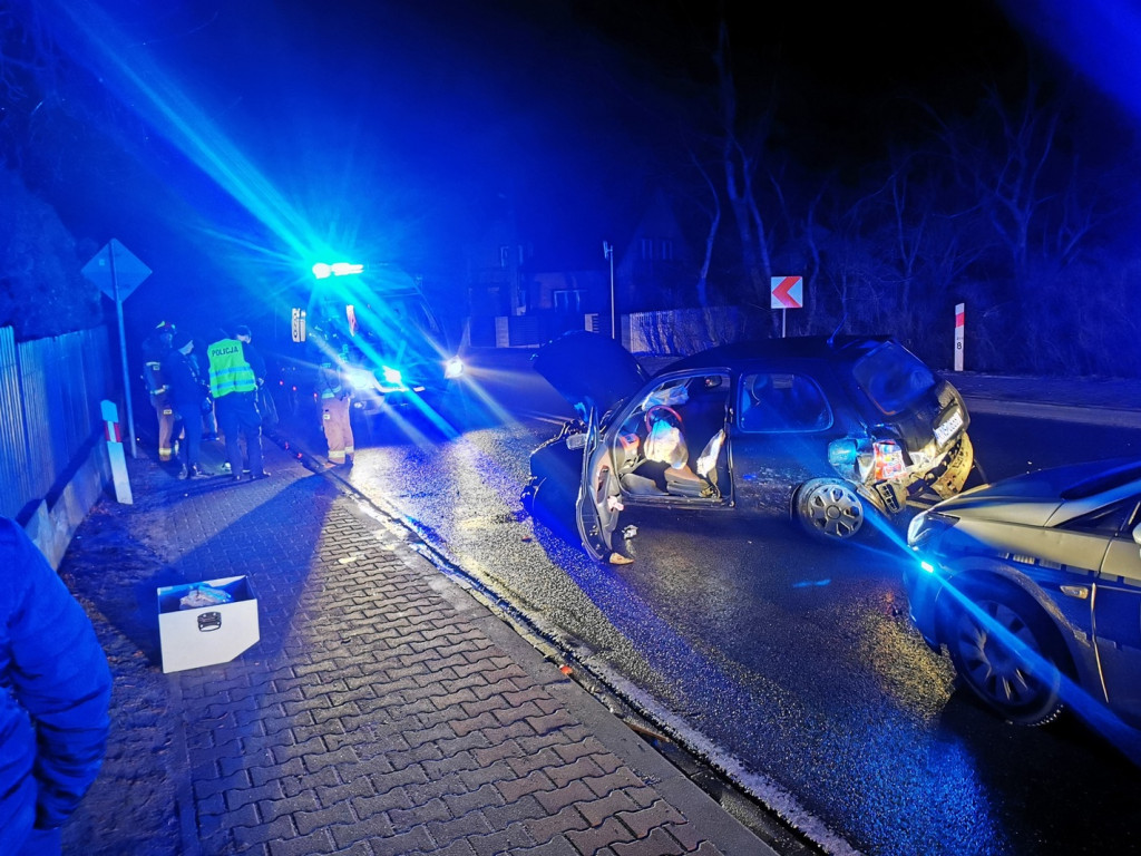 Osiek wypadek na DK 79