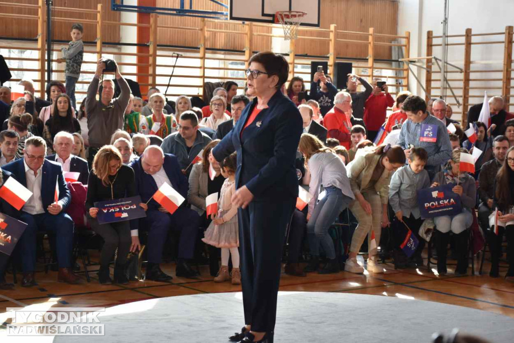 Beata Szydło w Sandomierzu