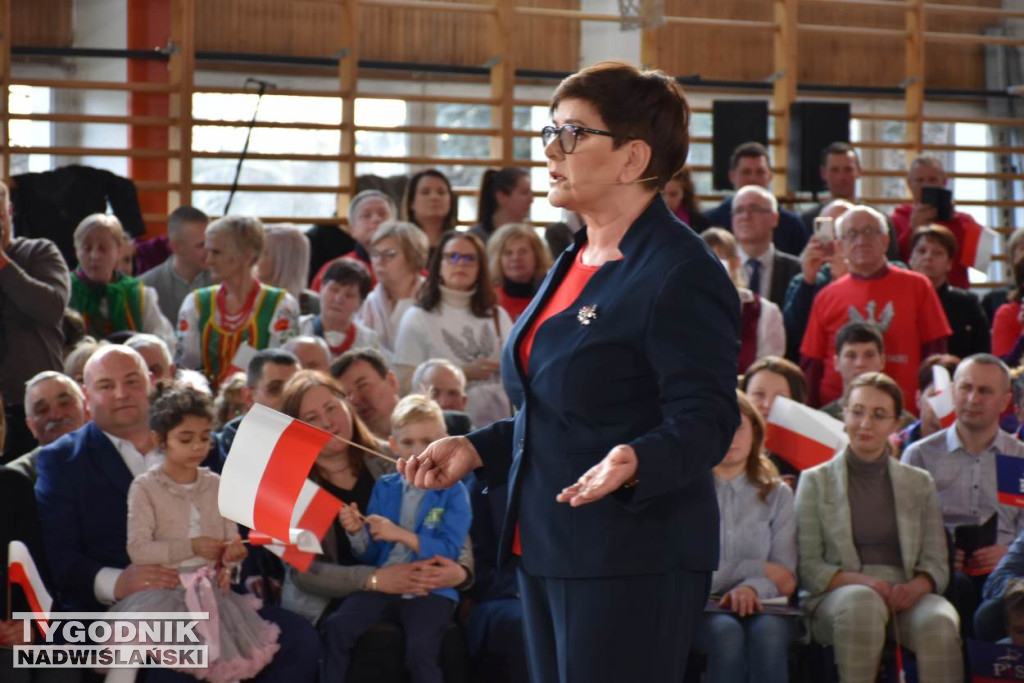 Beata Szydło w Sandomierzu