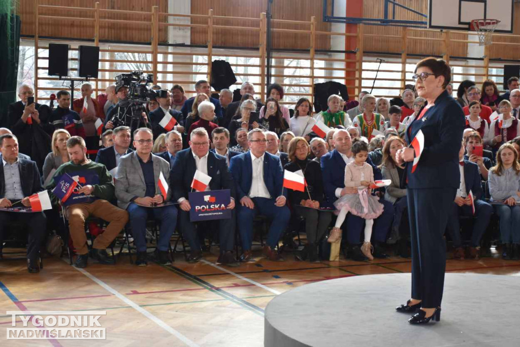 Beata Szydło w Sandomierzu