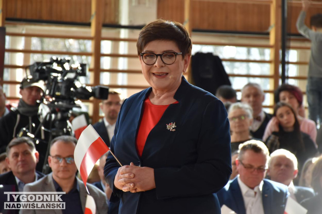 Beata Szydło w Sandomierzu