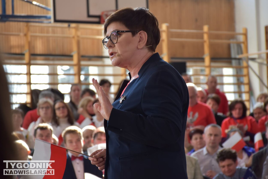 Beata Szydło w Sandomierzu