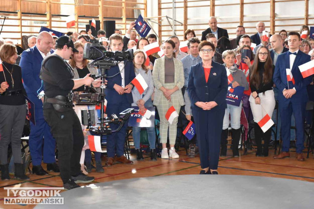 Beata Szydło w Sandomierzu