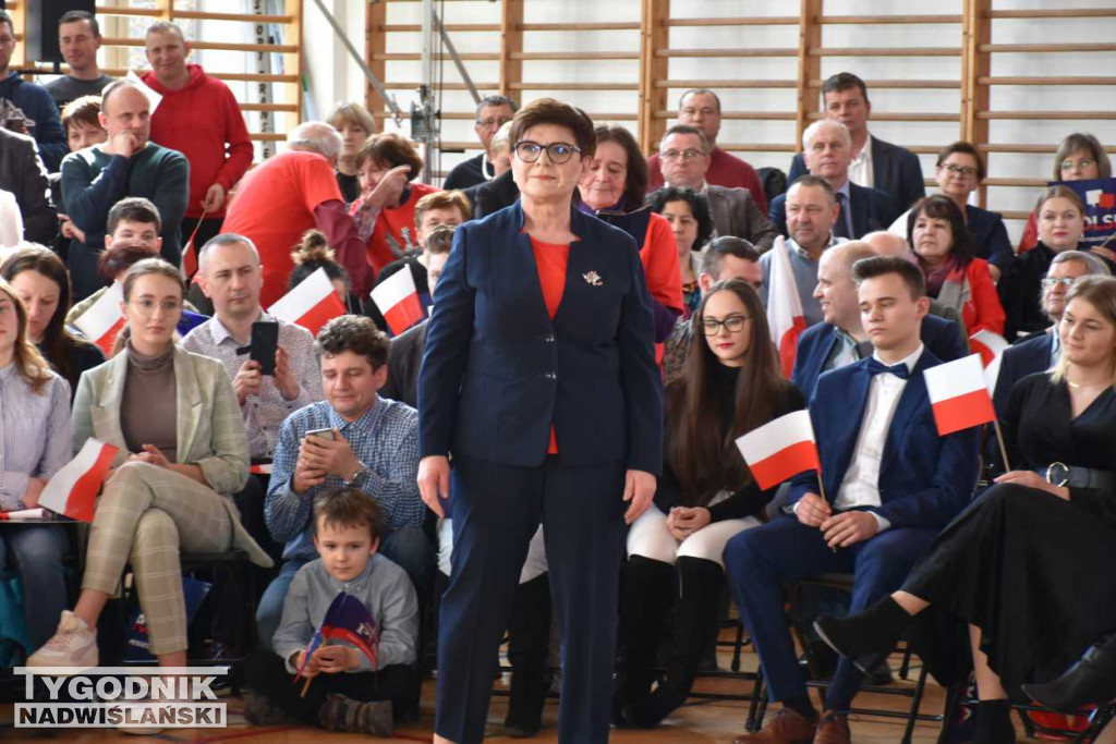 Beata Szydło w Sandomierzu