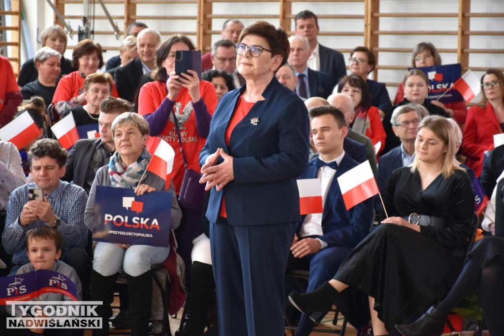 Beata Szydło w Sandomierzu