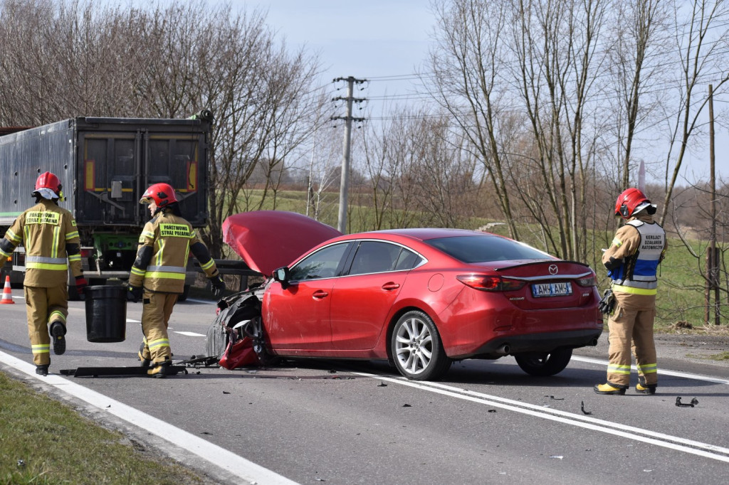 Wypadek w Siedleszczanach