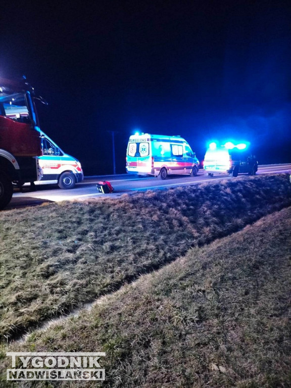 Wypadek na obwodnicy Staszowa