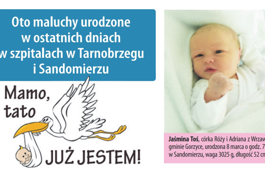 Zdjęcia dzieci urodzonych w naszych szpitalach