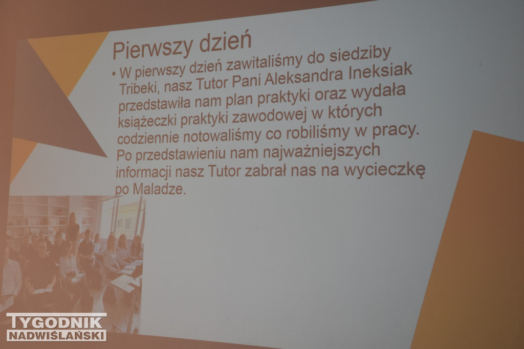 Zakończenie projektu Erasmus ZS nr 1 w Tarnobrzegu