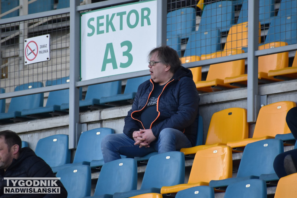 Zdjęcia z trybun mecz Siarka - Kotwica