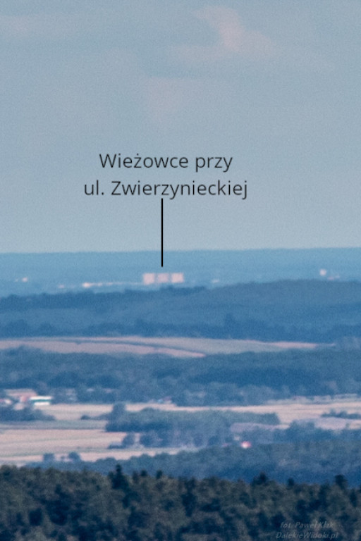 Zdjęcia Tarnobrzega wykonane ze Świętego Krzyża