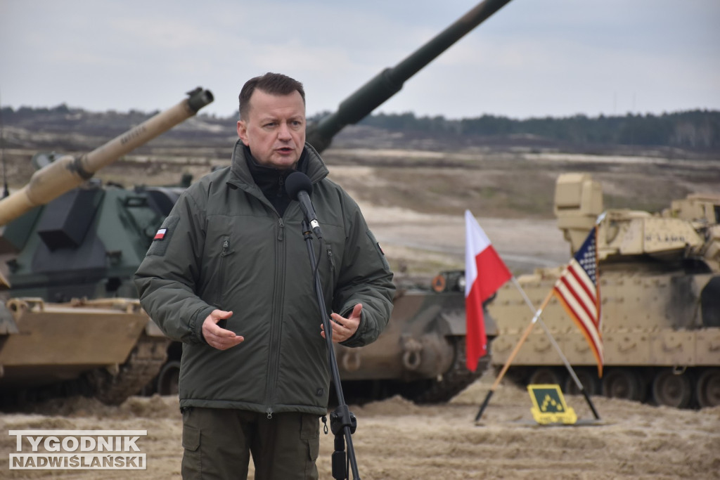 Ćwiczenia wojsk w Nowej Dębie