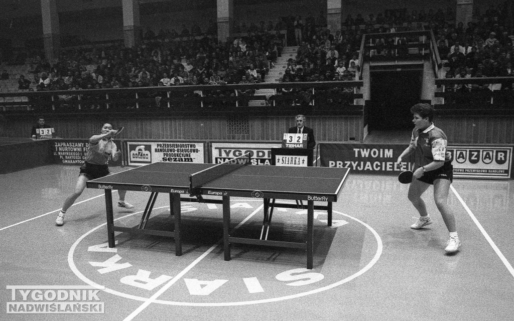 Tenis stołowy w Tarnobrzegu przed 30 laty