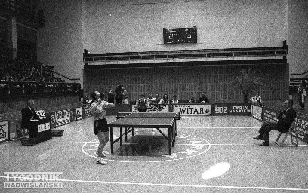 Tenis stołowy w Tarnobrzegu przed 30 laty
