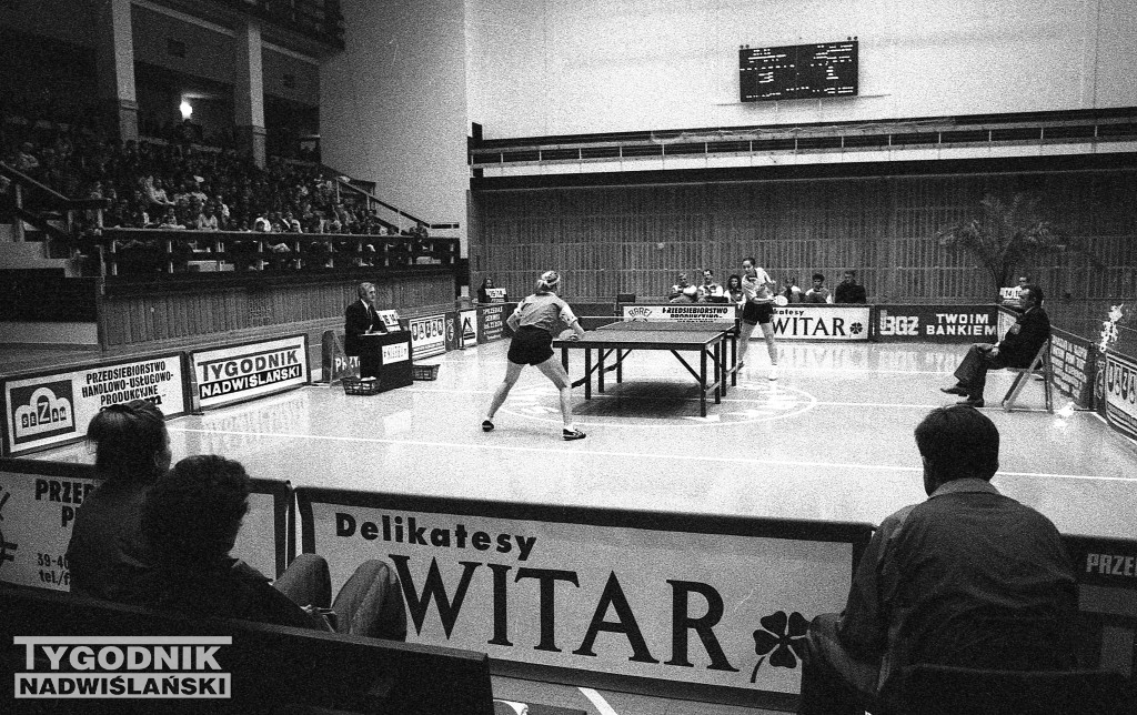 Tenis stołowy w Tarnobrzegu przed 30 laty
