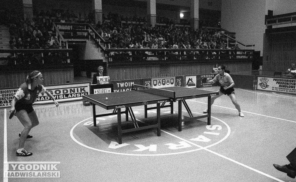 Tenis stołowy w Tarnobrzegu przed 30 laty