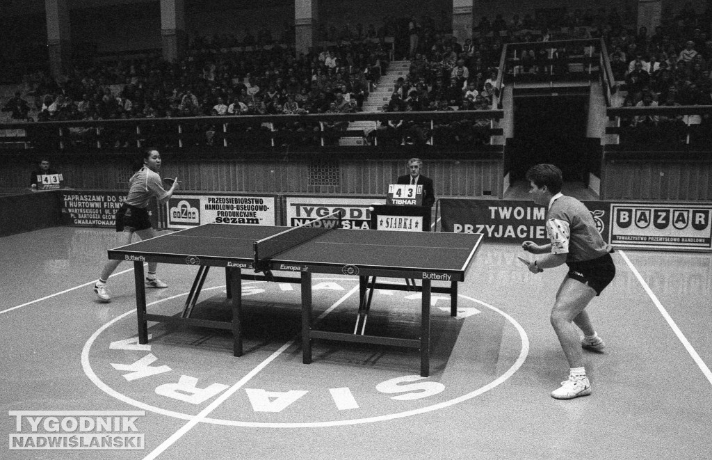 Tenis stołowy w Tarnobrzegu przed 30 laty