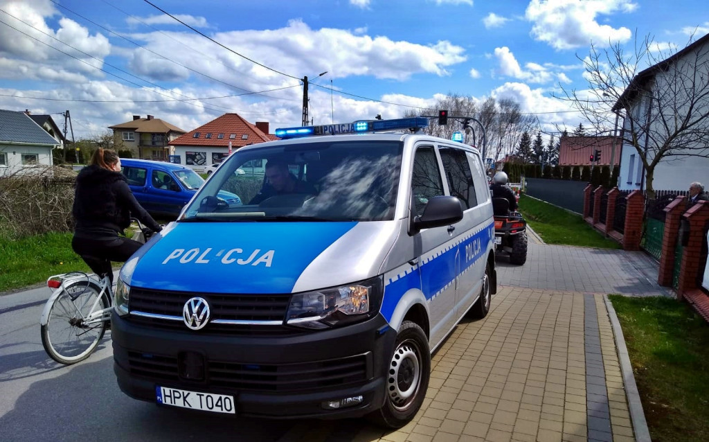Pożar samochodu na ul. Cichej w Tarnobrzegu