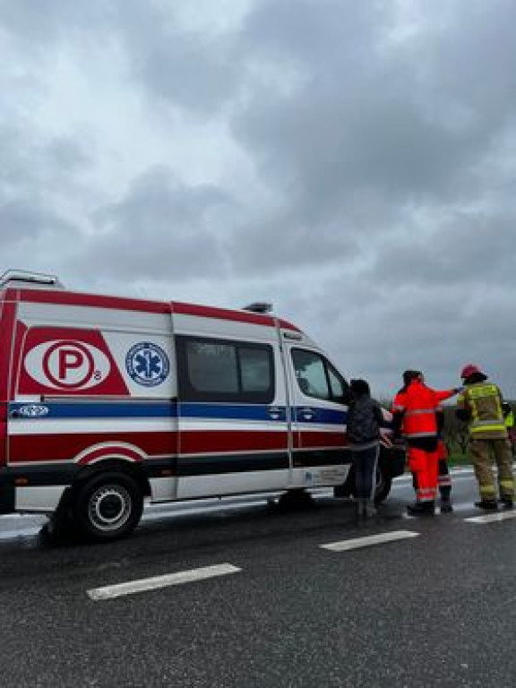 Wypadek w Łążku